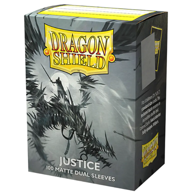 Fundas - Dragon Shield - Caja de 100 - Tamaño estándar Dual Matte Justice