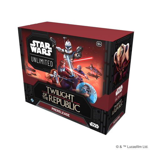 Star Wars Unlimited - Twilight of the Republic Prerelease Box ( In store purchase only, Release Date 15th Nov 2024)