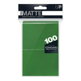 Protectores de cubierta estándar Ultra Pro Green Pro Matte 100 unidades