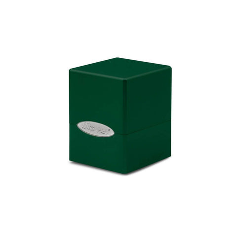 CAJA DE CUBIERTA ULTRA PRO Cubo satinado - Verde esmeralda