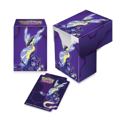 Caja de barajas con vista completa de Pokémon ULTRA PRO - Miraidon