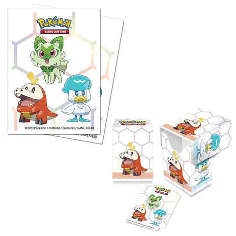 Combo de caja y protector de baraja Pokémon ULTRA PRO: primer compañero de Paldea