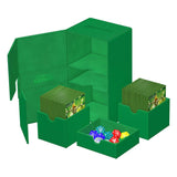 Caja de mazos Ultimate Guard Twin Flip n Tray de 200+ XenoSkin Monocolor Green