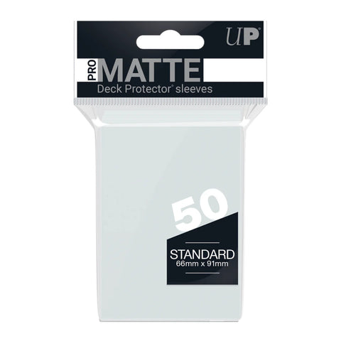 Protector de cubierta Ultra Pro Pro-Matte transparente, 50 unidades