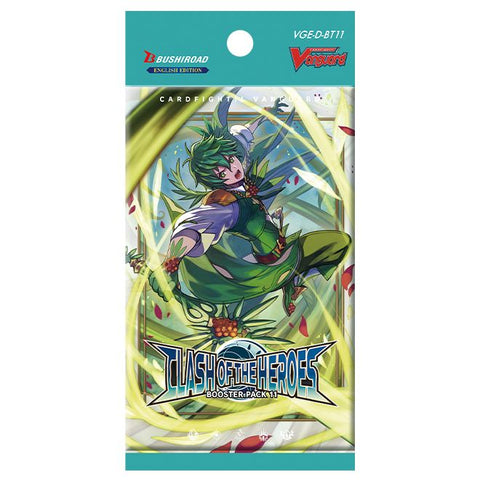 Paquete de refuerzo de Clash of the Heroes de Cardfight!! Vanguard VGE-D-BT11 (fecha de lanzamiento: 15 de septiembre de 2023)