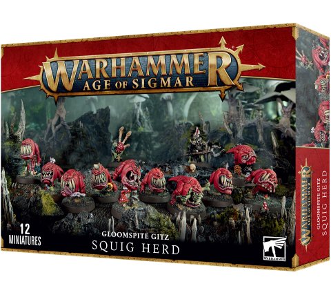 Warhammer Age of Sigmar Gloomspite Gitz Rebaño de Garrapatos