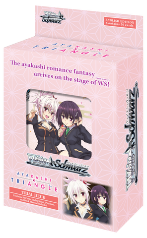 Baraja de prueba en inglés Triángulo Ayakashi de Weiss Schwarz (fecha de lanzamiento: 16 de agosto de 2024)