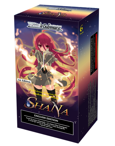 Weiss Schwarz Shakugan no Shana English Premium Booster Box (Release Date 19 July 2024)