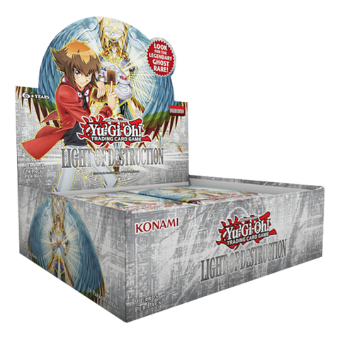 Caja de sobres de reimpresión ilimitada de Luz de la destrucción de Yu-Gi-Oh