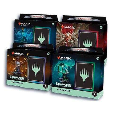 MTG Duskmourn House of Horror Commander Decks-Set of 4 (Release Date 27 Sep 2024)