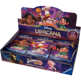 Caja de sobres Shimmering Skies del juego de cartas coleccionables Disney Lorcana (fecha de lanzamiento: 23 de agosto de 2024)