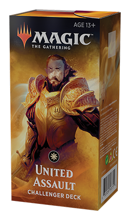 MTG Challenger Decks 2019-UNITED ASSAULT (Release Date 12/04/2019)