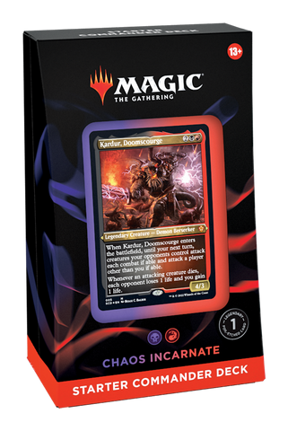 MTG 2022 Starter Commander Deck-Chaos Incarnate (Release Date 02 Dec 2022)