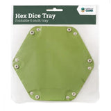 Bandeja para dados hexagonales LPG de 6" verde