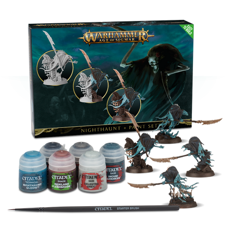 Warhammer Age of Sigmar Nighthaunt + Paint Set