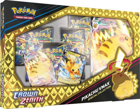 POKÉMON TCG Crown Zenith Pikachu VMAX Special Collection Box