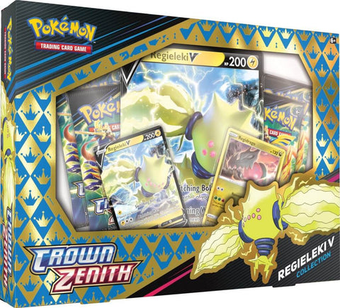 POKÉMON TCG Crown Zenith Regieleki V Box (Fecha de lanzamiento: 20 de enero de 2023)