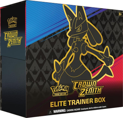 Pokemon TCG Crown Zenith Elite Trainer Box (Release Date 20 Jan 2023)