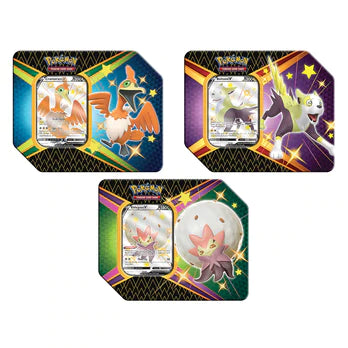 Juego de 3 latas de Destinos Brillantes de Pokémon TCG