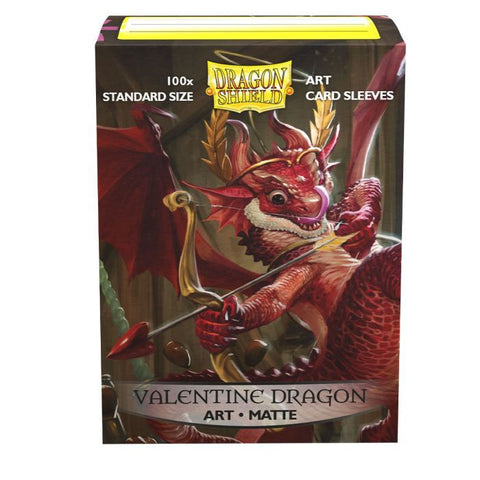 Sleeves - Dragon Shield - Box 100 - MATTE Art - Valentine Dragon 2020