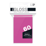 ULTRA PRO - DECK PROTECTORS SMALL - 60ct Bright Pink