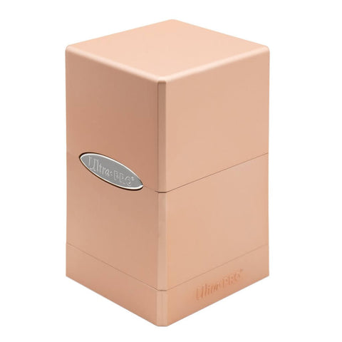 ULTRA PRO Deck Box Satin Tower Metallic Rose Gold